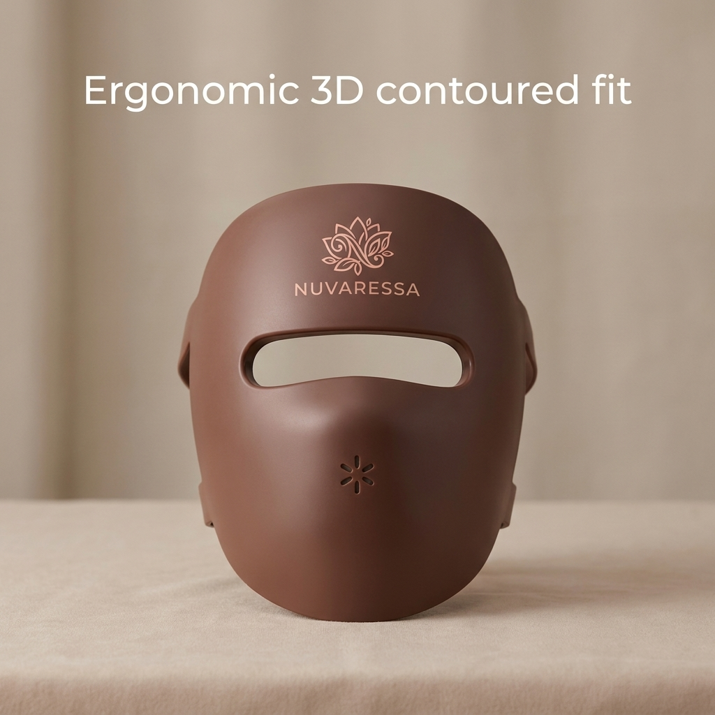 Nuvaressa Red Light Therapy Face Mask — ergonomic fit