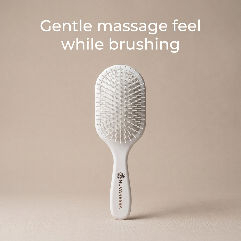 Nuvaressa Air Cushion Hair Styling Brush — gentle massage