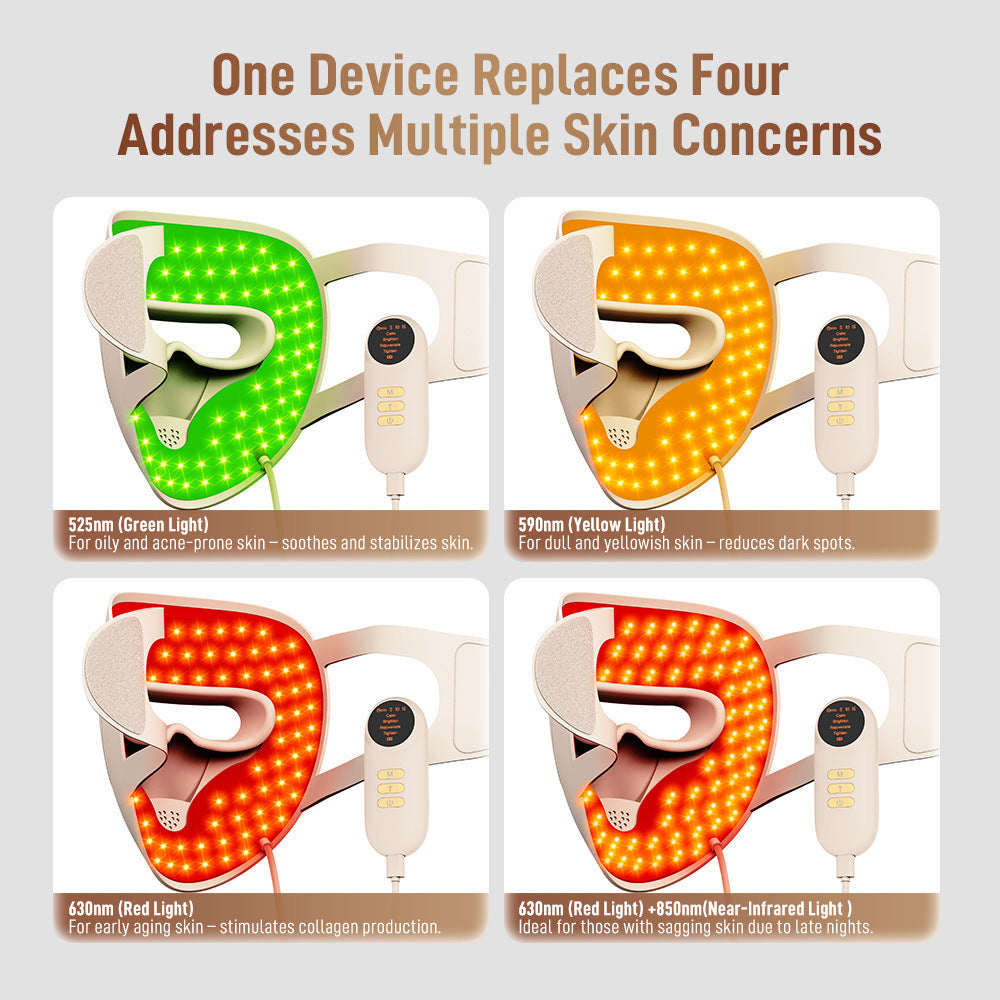 Photon Therapy Beauty Mask with Red Light