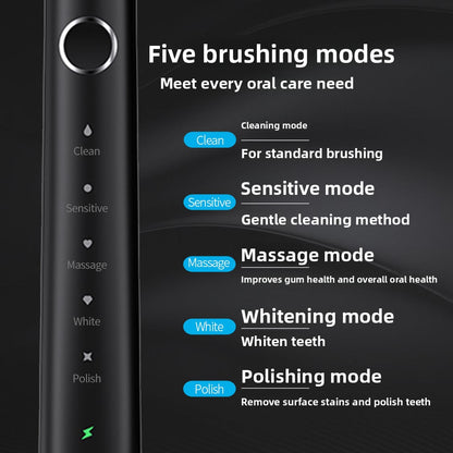 Sonic Electric Toothbrush with Wireless Charging