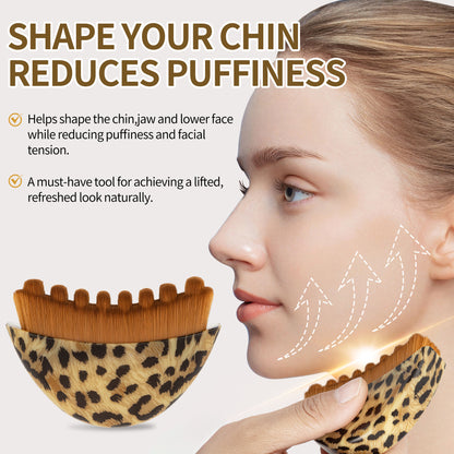 Synthetic Facial Makeup Brushes with Plastic Handle