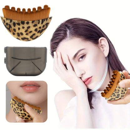 Synthetic Facial Makeup Brushes with Plastic Handle