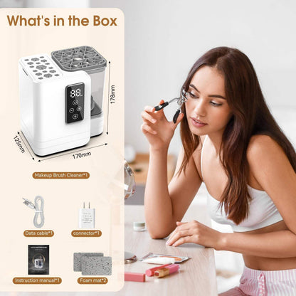 Professional 5-in-1 Electric Makeup Brush Cleaner