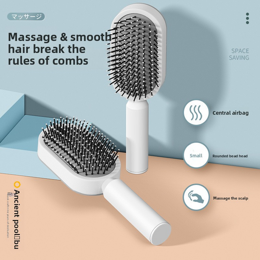 Long Handle Air Cushion Hair Styling Brush