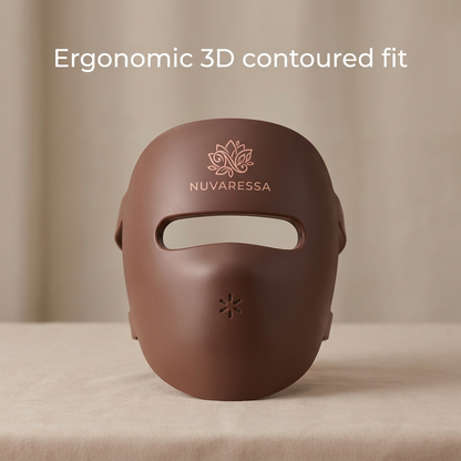 Nuvaressa Red Light Therapy Face Mask — ergonomic fit
