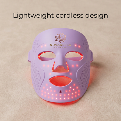 Nuvaressa Photon Therapy LED Beauty Mask — cordless
