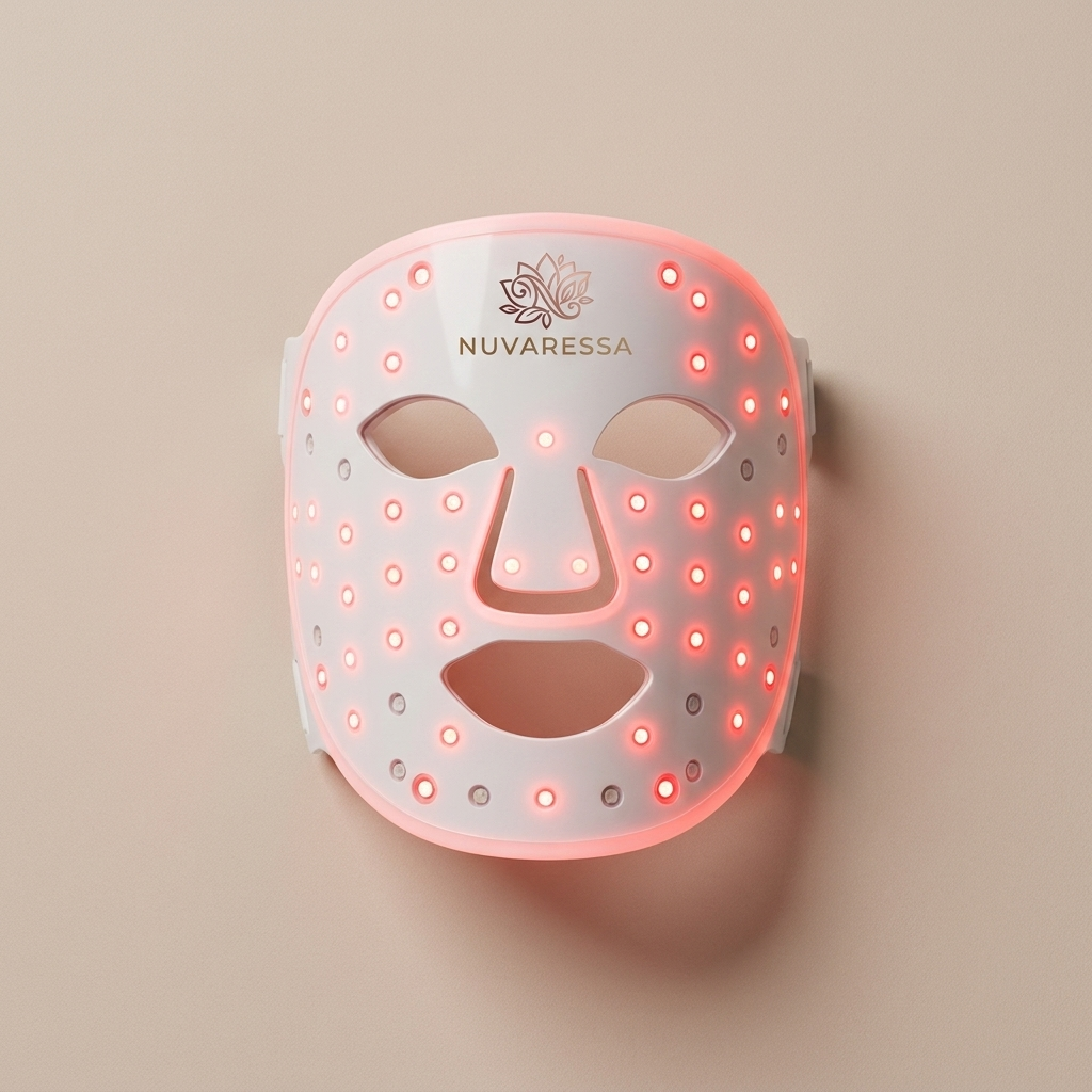Nuvaressa Red & Blue Light Therapy Mask — display