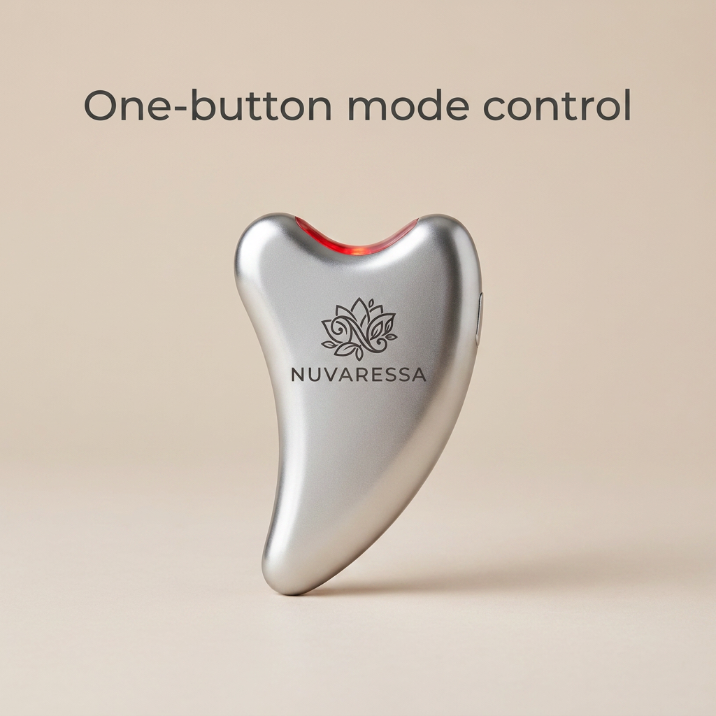 Nuvaressa Electric Gua Sha Facial Massager — controls