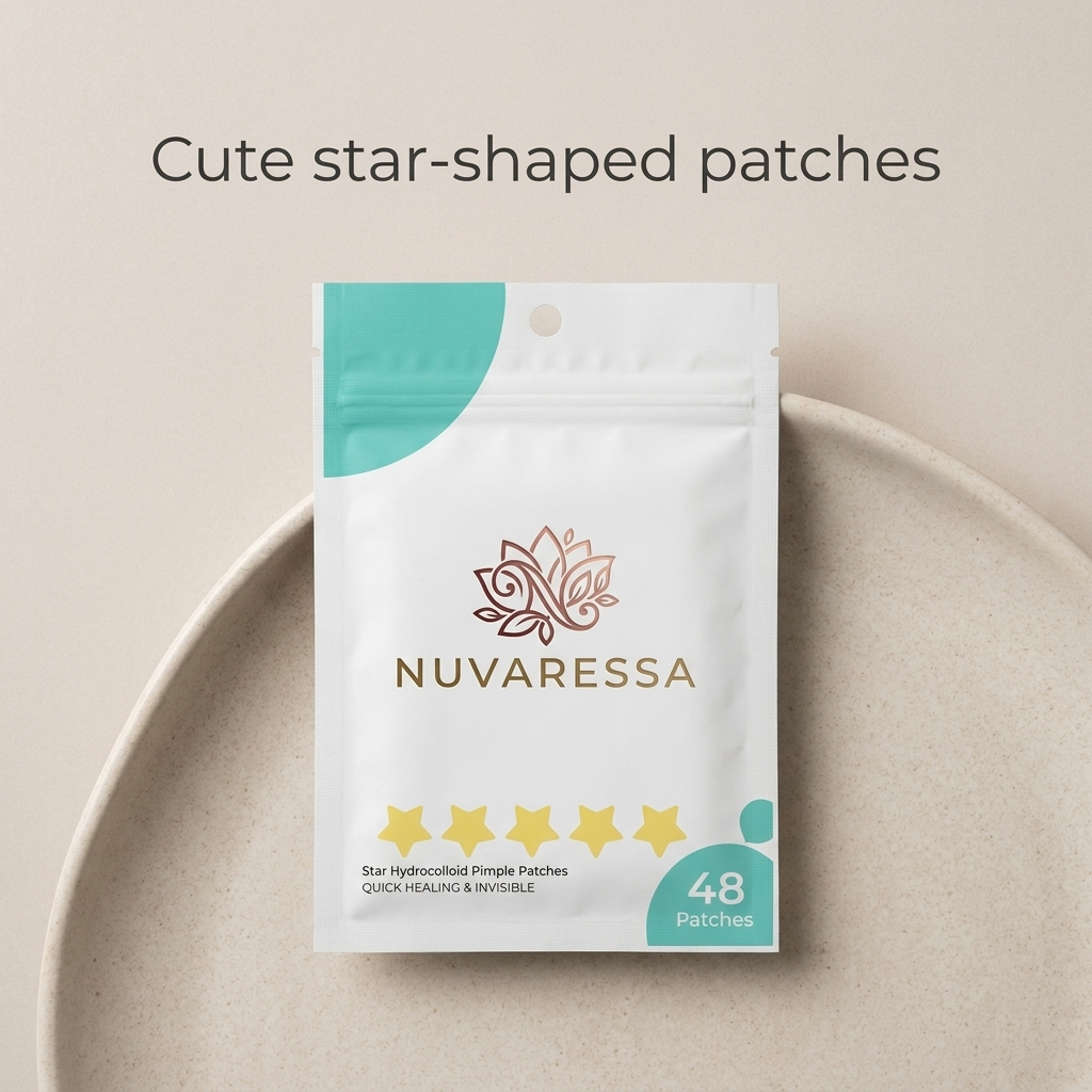 Nuvaressa Star Hydrocolloid Pimple Patches — star-shaped