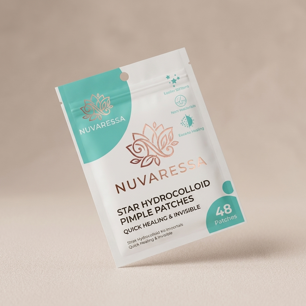 Nuvaressa Star Hydrocolloid Pimple Patches — angle