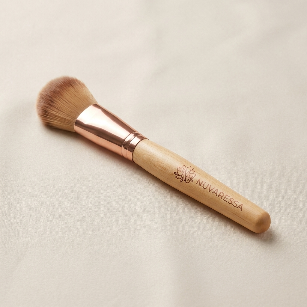 Nuvaressa Facial Lymphatic Makeup Brush — angle