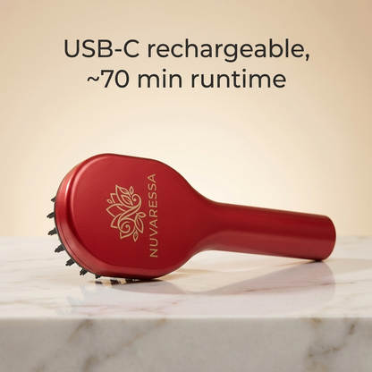 Nuvaressa Red Light Scalp Massager — rechargeable