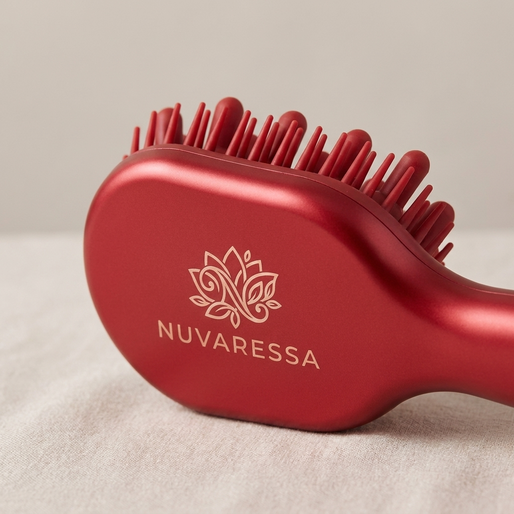Nuvaressa Red Light Scalp Massager — nodes detail