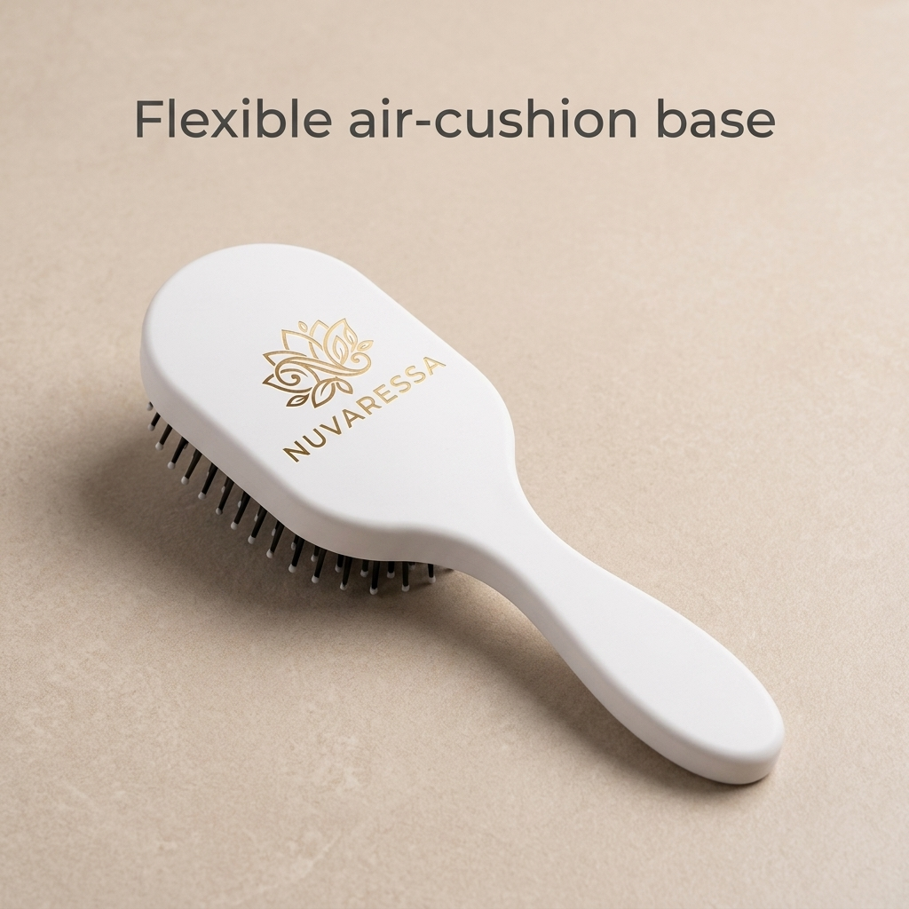 Nuvaressa Air Cushion Hair Styling Brush — air-cushion base