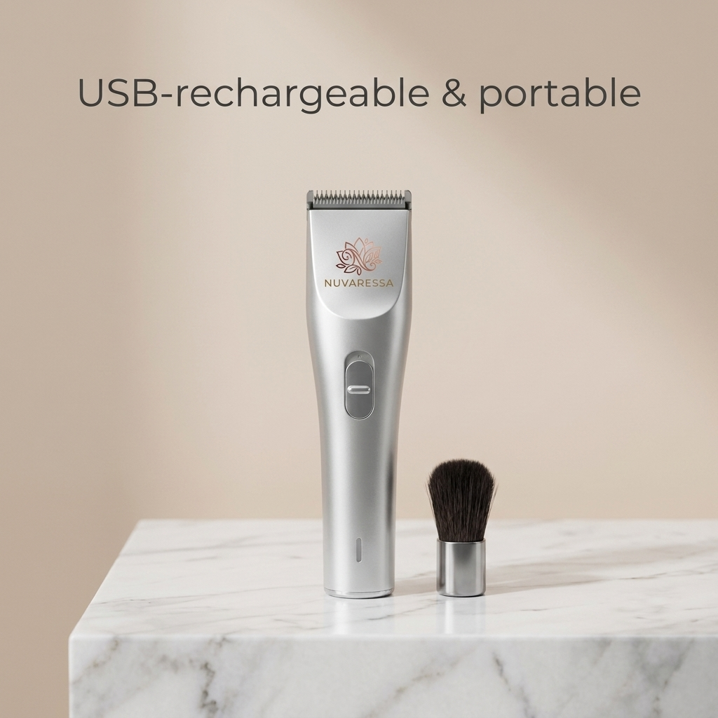 Nuvaressa Cordless Split-End Hair Trimmer — portable