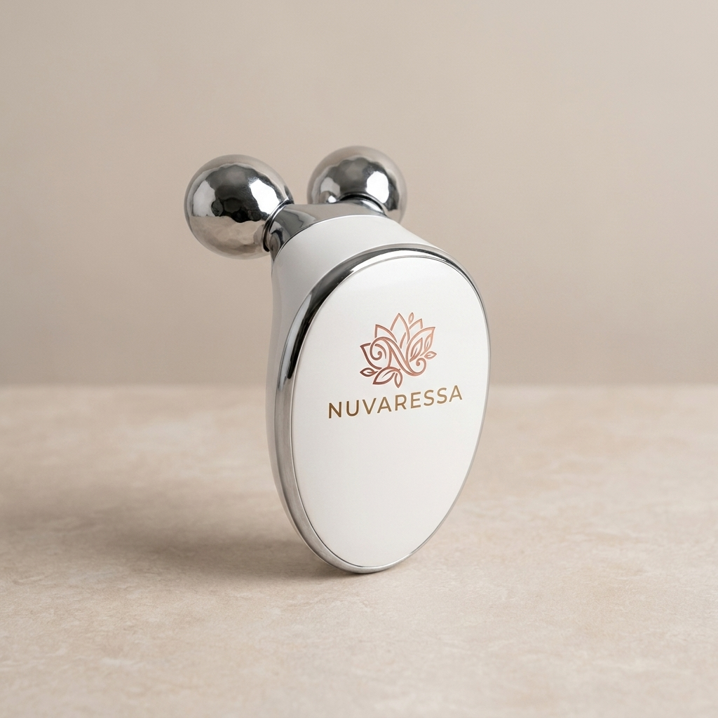 Nuvaressa EMS Microcurrent Facial Massager — angle