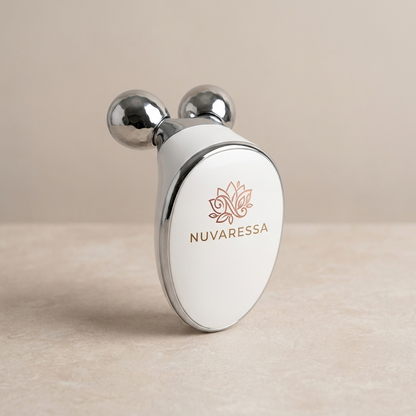 Nuvaressa EMS Microcurrent Facial Massager — angle