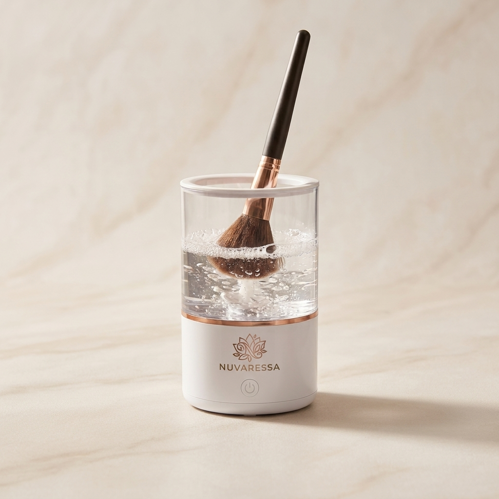 Nuvaressa Makeup Brush Cleaner — display