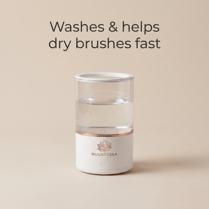 Nuvaressa Makeup Brush Cleaner — washes fast