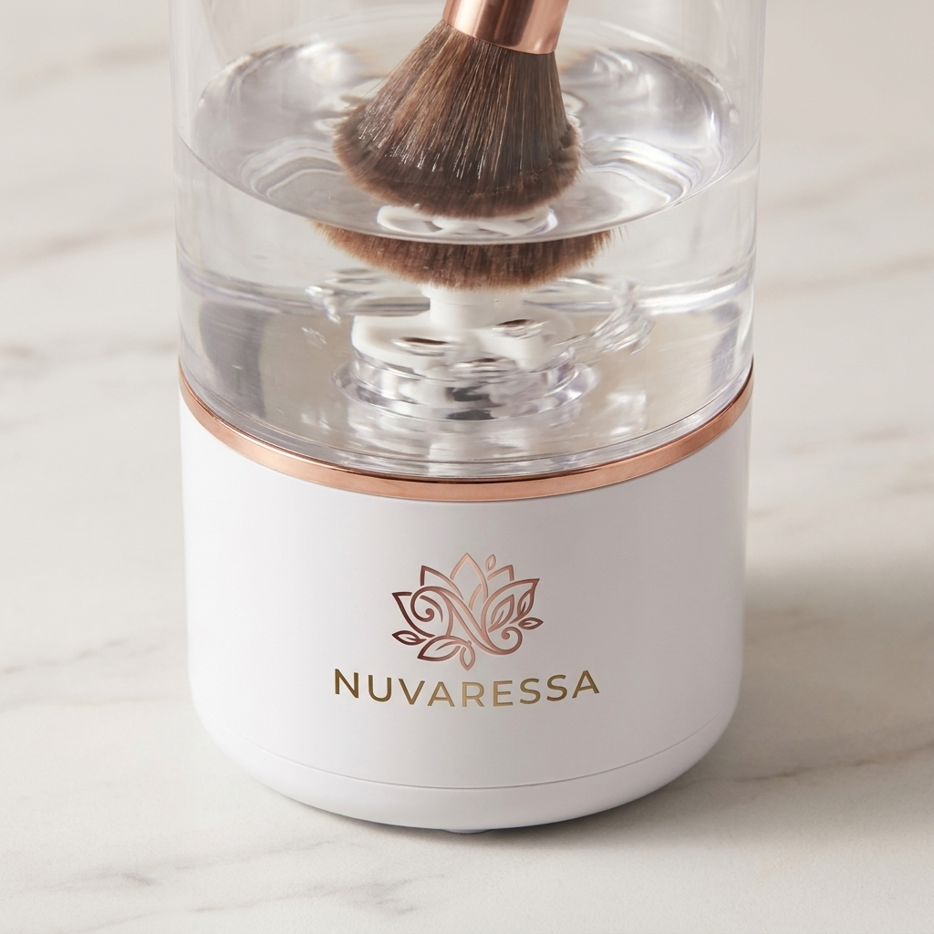 Nuvaressa Makeup Brush Cleaner — detail