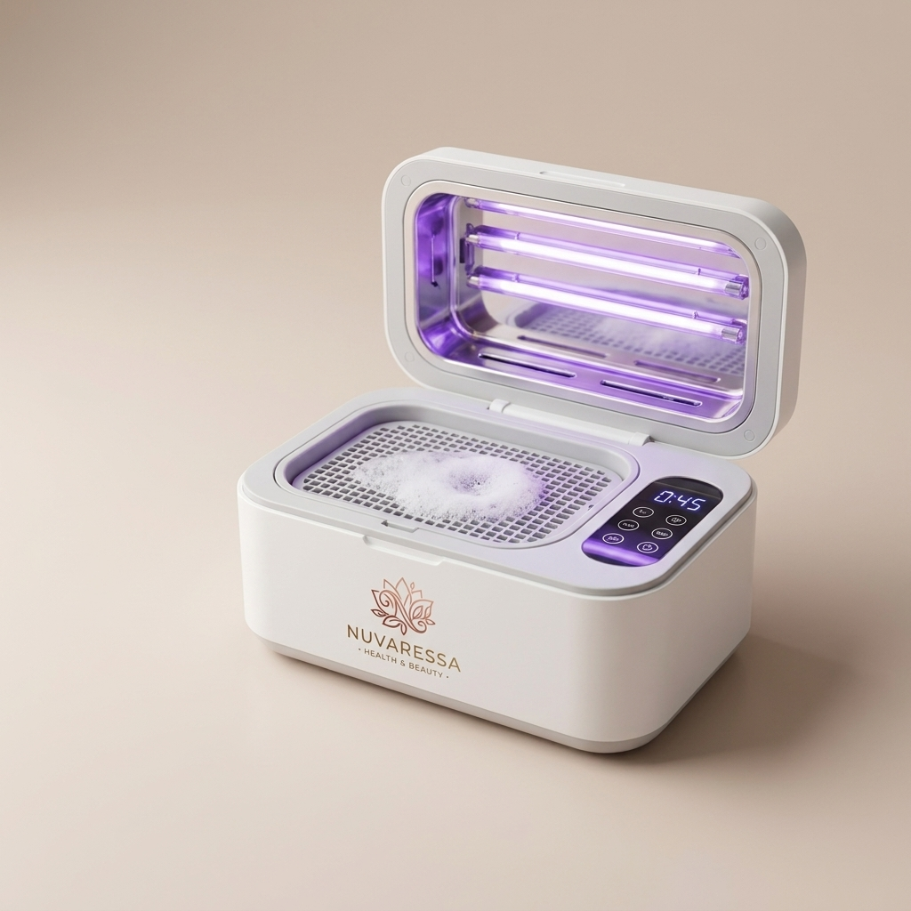 Nuvaressa 5-in-1 Electric Brush Cleaner — display
