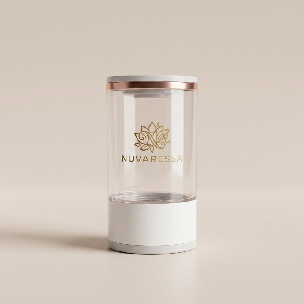 Nuvaressa Compact Makeup Brush Cleaner — display