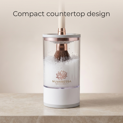 Nuvaressa Compact Makeup Brush Cleaner — compact