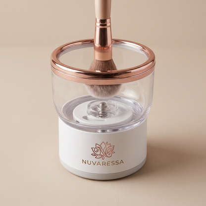 Nuvaressa Compact Makeup Brush Cleaner — detail
