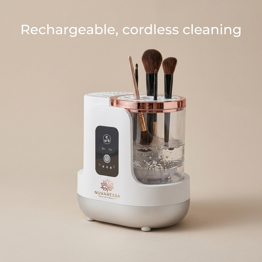 Nuvaressa Rechargeable Brush Cleaner — cordless