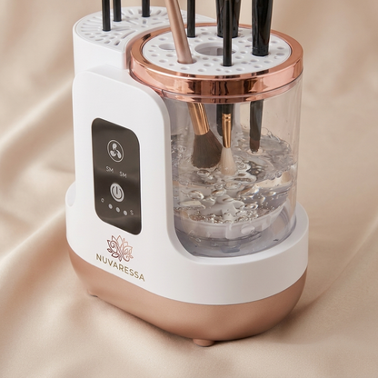 Nuvaressa Rechargeable Brush Cleaner — detail