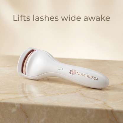 Nuvaressa Heated Electric Eyelash Curler — lifts lashes