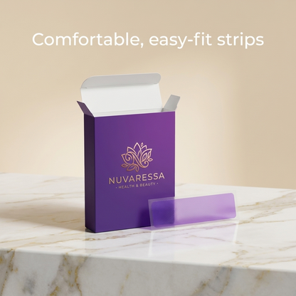 Nuvaressa Teeth Whitening Strips — easy-fit