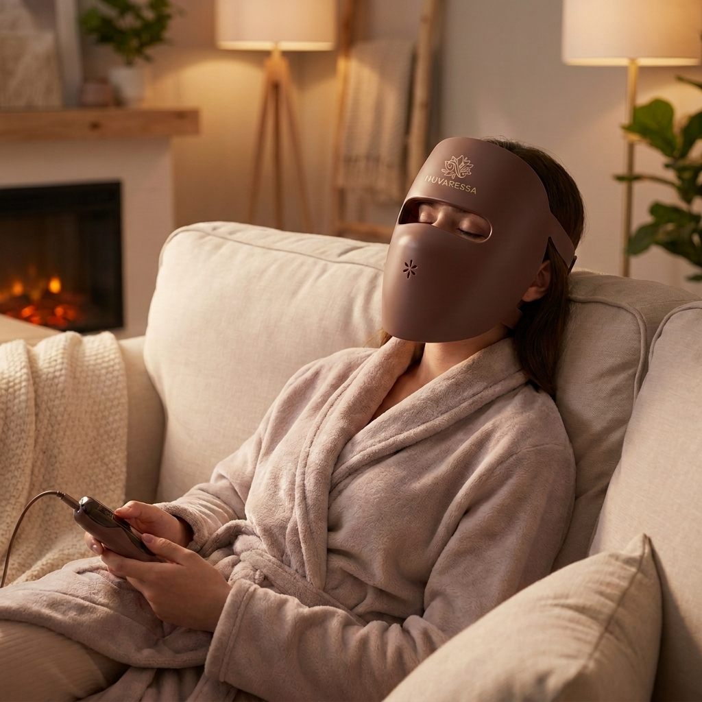 Nuvaressa Red Light Therapy Face Mask - lifestyle