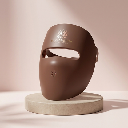 Nuvaressa Red Light Therapy Face Mask - pedestal display
