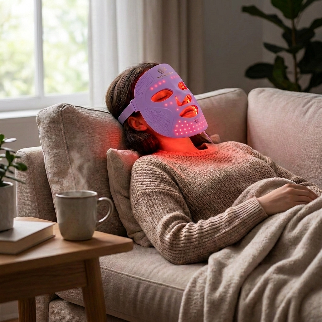 Nuvaressa Photon Therapy LED Beauty Mask - lifestyle