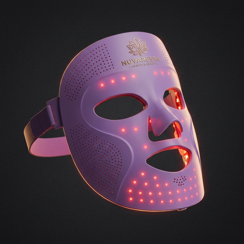Nuvaressa Photon Therapy LED Beauty Mask - close-up detail