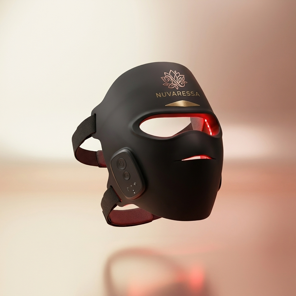 Nuvaressa Wireless Red & Blue Light Mask - hero shot