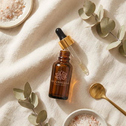 Nuvaressa Vitamin C Brightening Serum - flat lay