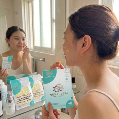 Nuvaressa™ Star Hydrocolloid Pimple Patches - lifestyle