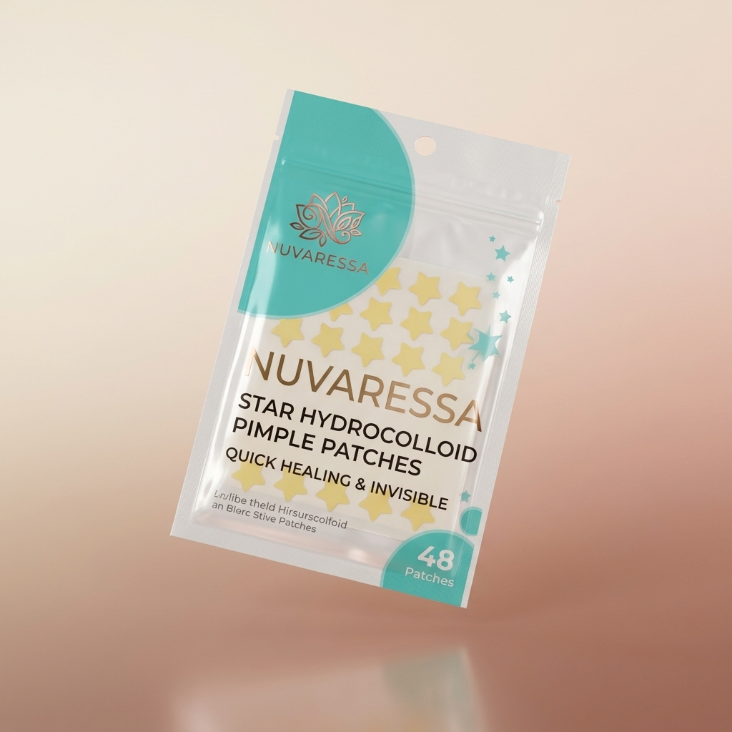 Nuvaressa™ Star Hydrocolloid Pimple Patches - floating hero