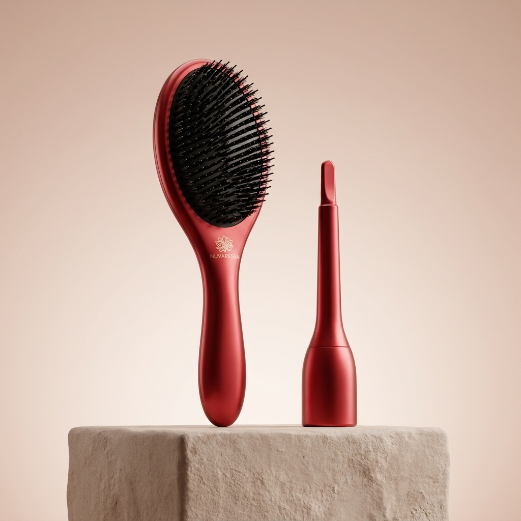 Nuvaressa™ Red Light Scalp Massager - pedestal display