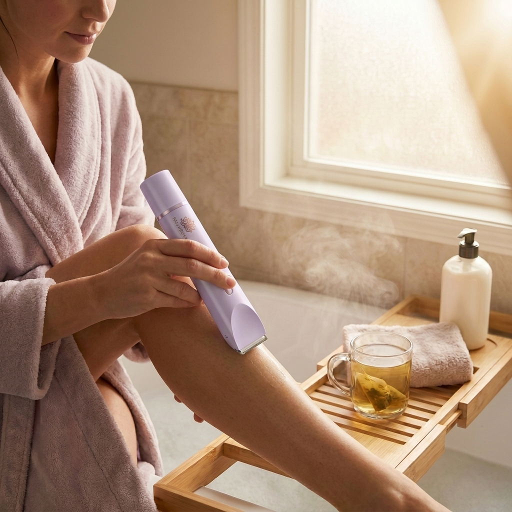 Nuvaressa Dual-Head Hair Removal Shaver - lifestyle