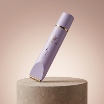 Nuvaressa Dual-Head Hair Removal Shaver - pedestal display