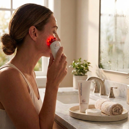 Nuvaressa 3-in-1 Red Light Facial Massager - lifestyle