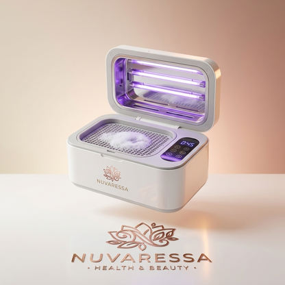 Nuvaressa 5-in-1 Electric Brush Cleaner floating hero shot