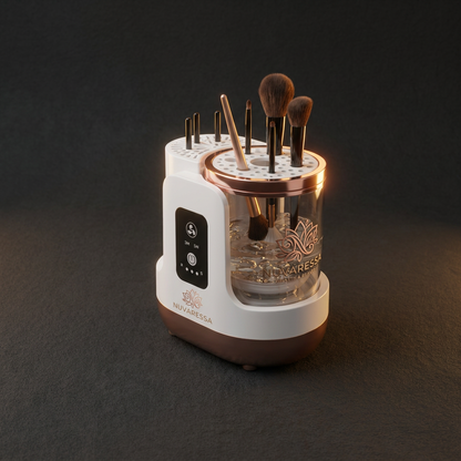 Close-up of the Nuvaressa Rechargeable Brush Cleaner