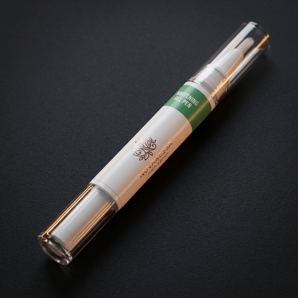 Close-up of the Nuvaressa Teeth Whitening Pen