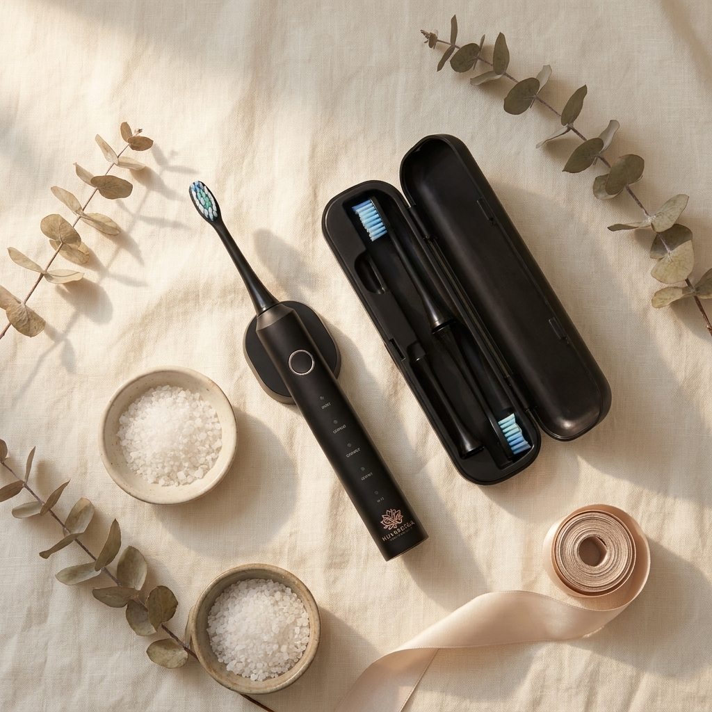Nuvaressa™ Sonic Electric Toothbrush - flat lay