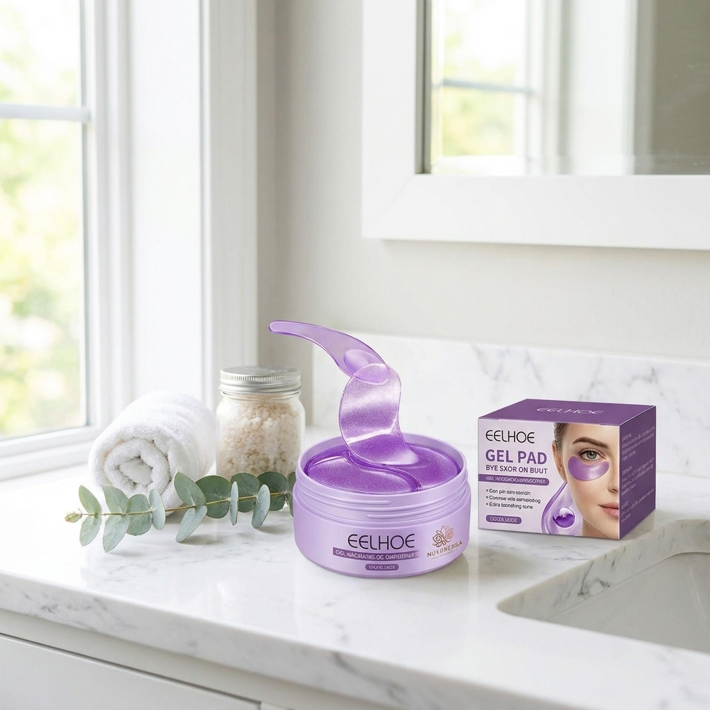 Nuvaressa™ Hydrating Eye Gel Patches - marble vanity