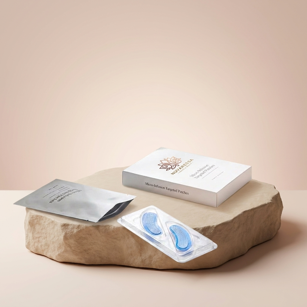 Nuvaressa™ Nourishing Eye Care Patches - pedestal display